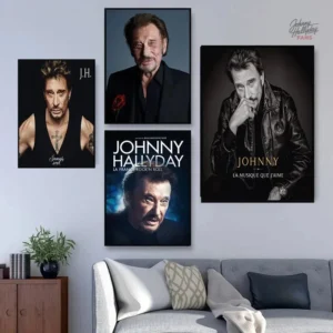 Affiche Johnny Hallyday - 20 modèles variés