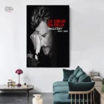 Poster de Johnny Hallyday, un classique pour les admirateurs