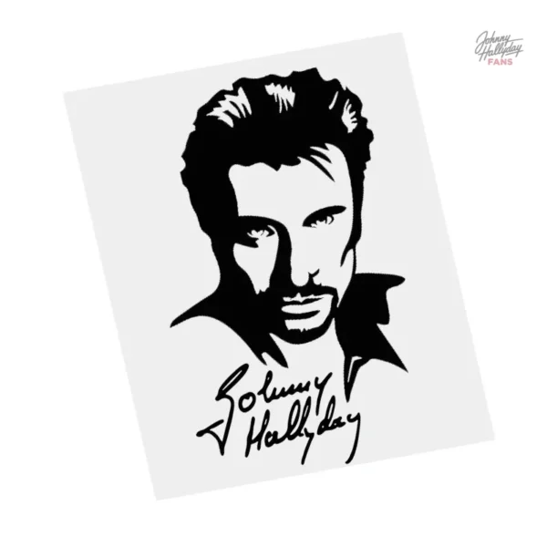 Autocollant Johnny Hallyday - Collection spéciale