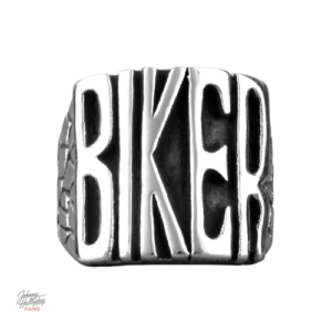 Bague Biker inspirée par Johnny Hallyday, style rock