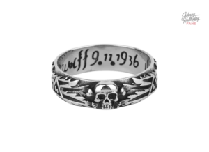 Bague crâne Johnny Hallyday, symbole de rock et de rébellion