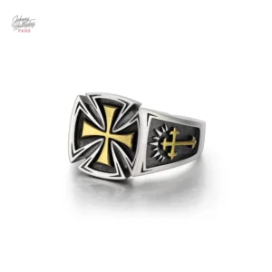 Bague Croix de fer inspirée par Johnny Hallyday