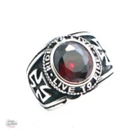Bague Johnny Hallyday Live to ride en acier inoxydable