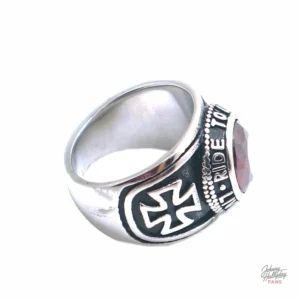 Bague Live to ride inspirée par Johnny Hallyday
