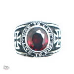 Bague en hommage à Johnny Hallyday, style biker