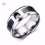 Bague Johnny Hallyday Loup - modèle unique