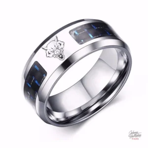 Bague Loup Johnny Hallyday - version dorée