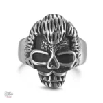 Bague inspirée par Johnny Hallyday, style rock