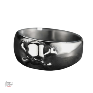 Accessoire de mode rock, Bague Skull Johnny Hallyday