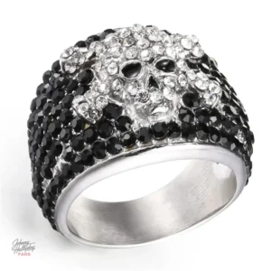 Accessoire tendance Tête de mort Johnny Hallyday