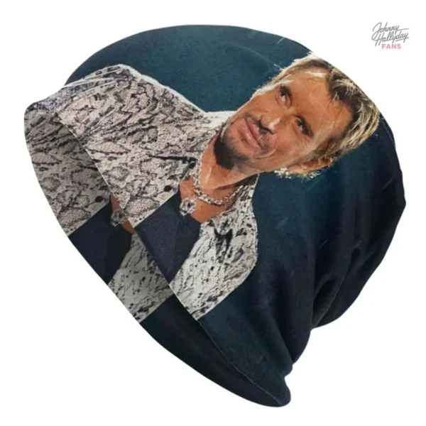 Bonnet Johnny Hallyday - Style audacieux