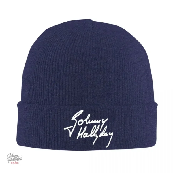 Bonnet Johnny Hallyday, modèle 1, choix de six couleurs élégantes