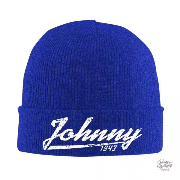 Bonnet Johnny Hallyday, style unique, six couleurs au choix