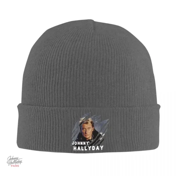 Bonnet Johnny Hallyday en rouge, modèle 3