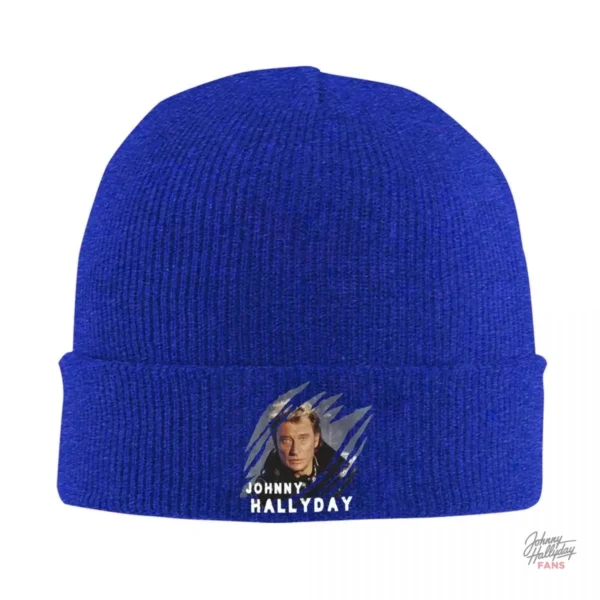 Bonnet Johnny Hallyday modèle 3 en vert