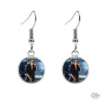 Boucles d'oreilles en l'honneur de Johnny Hallyday