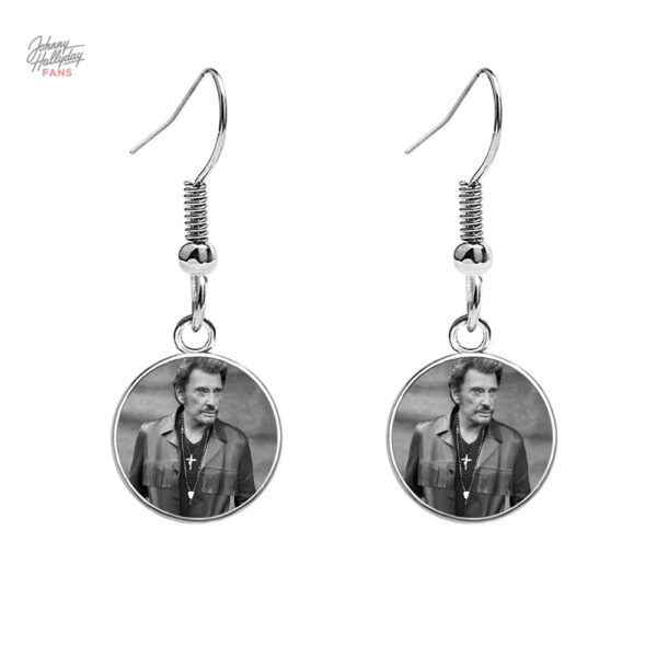Boucles d'oreilles hommage à Johnny Hallyday - 15 modèles - vue 2