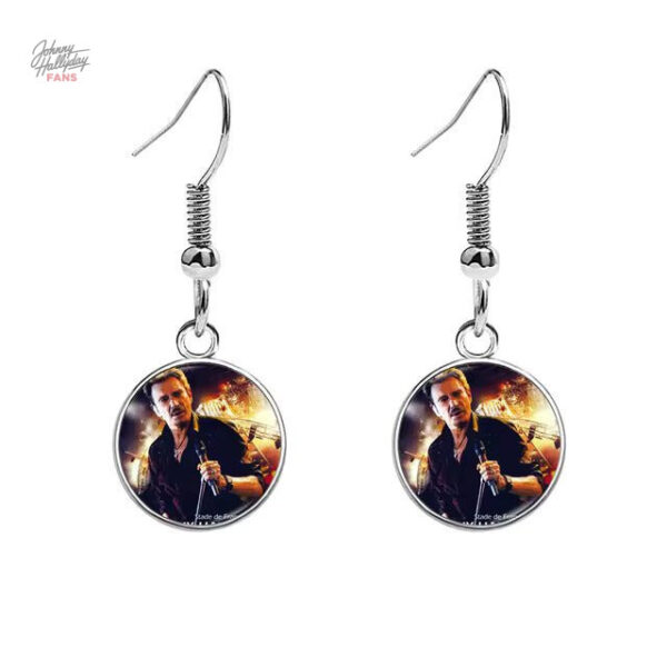 Boucles d'oreilles inspirées par Johnny Hallyday