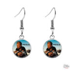 Modèle 2 : Boucles d'oreilles hommage rock