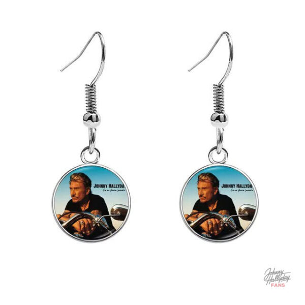 Modèle 2 : Boucles d'oreilles hommage rock