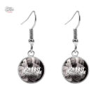 Boucles d'oreilles hommage à la carrière de Johnny