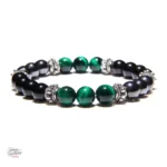 Bracelet de perles - hommage à Johnny Hallyday
