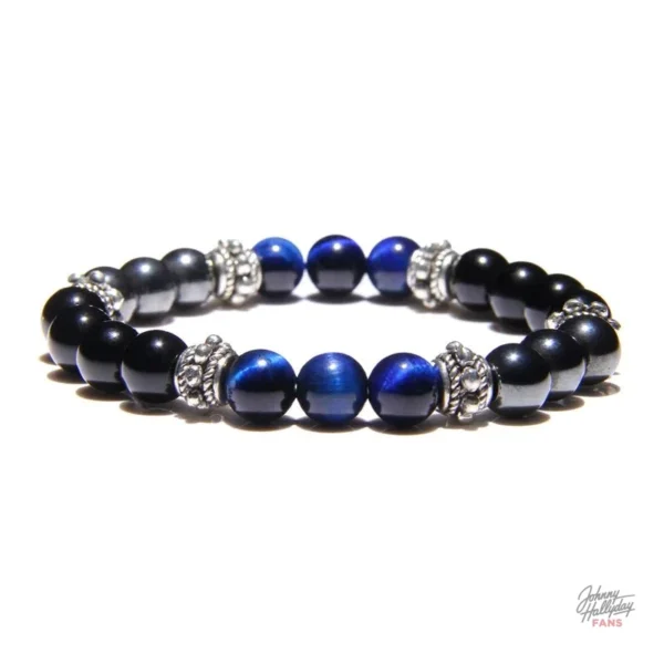 Bracelet Johnny Hallyday - design élégant en perles