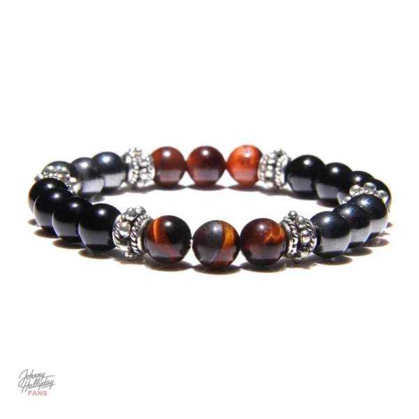 Bracelet de perles - collection Johnny Hallyday