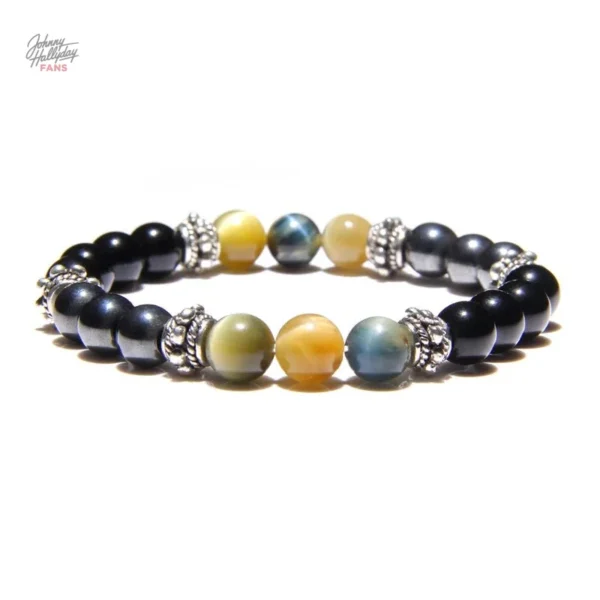 Bracelet Johnny Hallyday - perles et rock
