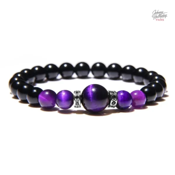 Bracelet de perles - Collection exclusive Johnny Hallyday
