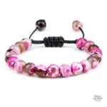 Bracelet Johnny Hallyday - perles de qualité, look chic