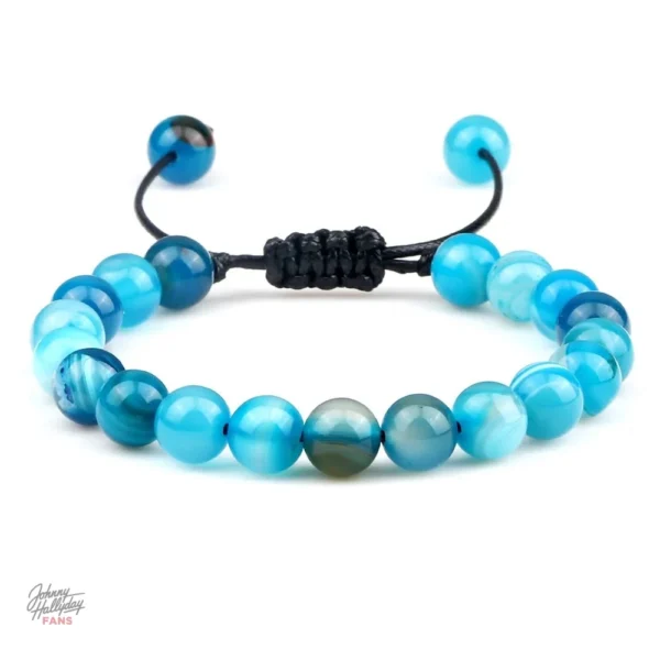 Bracelet de perles Johnny Hallyday - modèle classique - vue 3