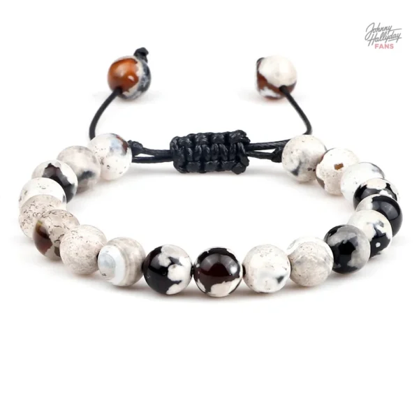 Bracelet de perles Johnny Hallyday - modèle classique - vue 6