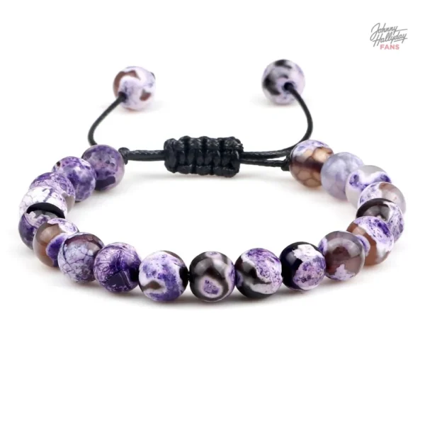 Bracelet Johnny Hallyday - perles uniques, style intemporel