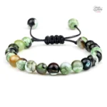 Bracelet Johnny Hallyday - perles colorées, accessoire tendance