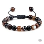Bracelet de perles - hommage à Johnny Hallyday, design classique