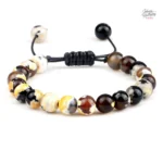 Bracelet Johnny Hallyday - style rock, perles authentiques