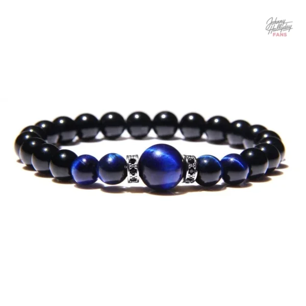Bracelet de perles - Modèle vintage Johnny Hallyday