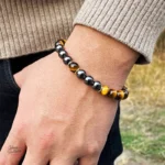 Bracelet de perles - Collection spéciale Johnny Hallyday