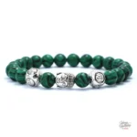 Bracelet de perles Johnny Hallyday en bleu