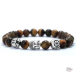 Bracelet Johnny Hallyday Bouddha en vert
