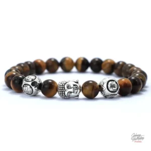 Bracelet Johnny Hallyday Bouddha en vert