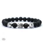Bracelet de perles Johnny Hallyday modèle rouge