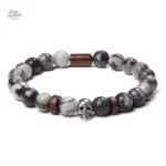 Bracelet Johnny Hallyday Crâne - modèle unique