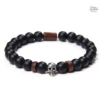 Bracelet crâne - hommage à Johnny Hallyday