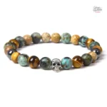 Bracelet de perles - crâne et style iconique