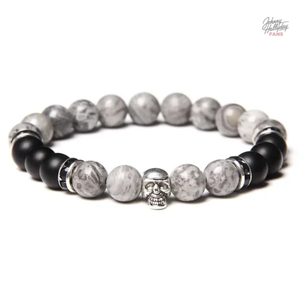 Bracelet Hallyday - crâne tendance