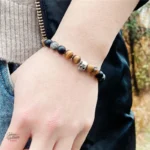 Bracelet Johnny Hallyday Crâne - modèle unique - vue 3