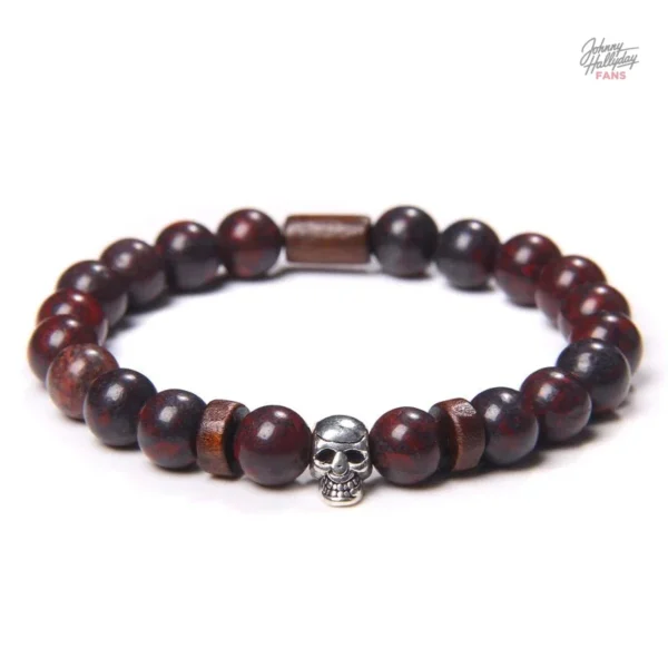 Bracelet Johnny Hallyday Crâne - version classique