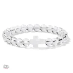 Bracelet de perles Johnny Hallyday Croix édition 8